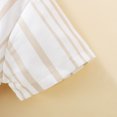 thumbnail image 5 of Otqutp Cute Outfits Set for Toddler Boys Short Sleeve Striped Prints T Shirt Tops Suspenders Shorts Kids Gentleman Outfits, 5 of 6