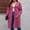Hot Pink, variant on jjayotai Plus Size Jackets for Women, Solid Basic Knitted Cardigan Casual Loose Fit Blouse Trendy Fall Winter Long Coat