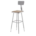 thumbnail image 1 of Taburete de acero National Public Seating 32-39, altura ajustable, 1 of 1