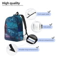 thumbnail image 3 of Easygdp Abstract Colorful Art Supplies for Durable Canvas Laptop Backpack - Adjustable Shoulder Strap, Large Capacity, Fits 15-17in Laptops, for School, Work, Travel-Small, 3 of 5