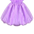 thumbnail image 5 of Girls Dress Purple Rose Flower Ruffle Sleeveless Strap Formal Party 6 Years, 5 of 6