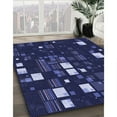 thumbnail image 2 of Ahgly Company Indoor Rectangle Patterned Night Blue Area Rugs, 6' x 9', 2 of 6