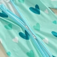 thumbnail image 7 of Bagilaanoe Newborn Baby Girl Valentine’s Day Jumpsuit Heart Print Long Sleeve Bodysuit + Headband 3M 6M 12M 18M Infant Spring One Piece Romper, 7 of 7
