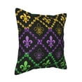 thumbnail image 2 of Bingfone Decorative Pillow Covers 20"X20" Mardi Gra Geometric Couch Pillow Cases Modern Farmhouse Covers For Couch Sofa Bed, 2 of 9