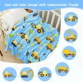 thumbnail image 3 of Construction Toys Gifts for Boys, Kids Throw Blanket, Soft Fleece Blanket for Kids Boys, Cozy Toddler Blanket for Boys Girls Birthday Gifts, Fuzzy Cute Blanket for Couch Bed Car 40"X50", 3 of 6