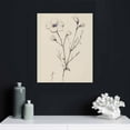 thumbnail image 5 of PIKWEEK  Grey Floral Wall Art - Plant Posters for Wall Vintage, Botanical Prints, Black and White Flower Pictures for Room Aesthetic, Farmhouse Bathroom, Rustic Art, 5 of 5