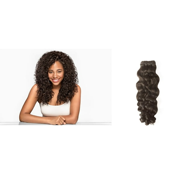 Silk Indian Hair Natural Curly Hair Extension - 16 inch Bundle 