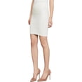 thumbnail image 1 of BCBG Jupe Crayon Extensible pour Femmes, Blanche, Petite, 1 of 1