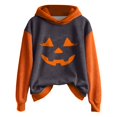 thumbnail image 1 of NMMUED Chandails d'Halloween pour Femmes, Chandails à Capuche pour Femmes, Chandails d'Halloween pour Femmes, Chandails à Capuche, Tenues d'Halloween pour Femmes, Chandails Graphiques pour Femmes, Gris m, 1 of 3