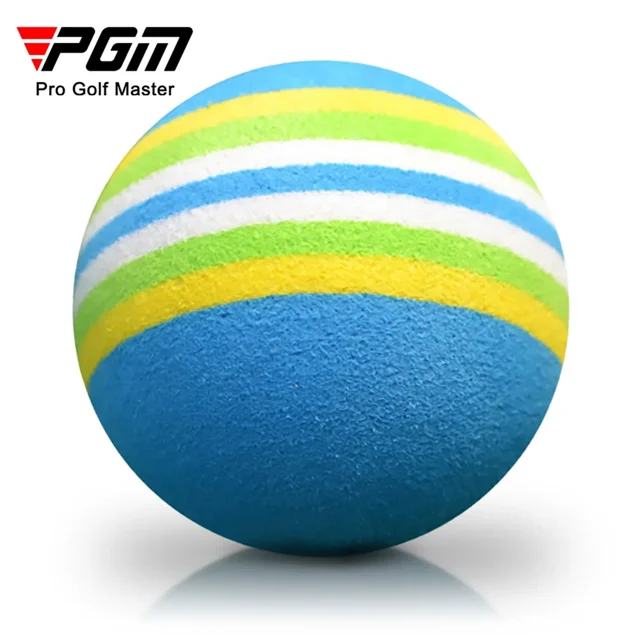 20pcs Golf Swing Training Foam Balls Indoor Practice Rainbow Sponge Balls Flexible Soft Golf Practice Ball Training Q007 20PCS Random Color