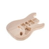 Walmeck ST01-DT Unfinished Handcrafted Guitar Body Basswood Electric Guitar Body Guitar Barrel Replacement Parts