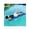 Blue, variant on XX 3-Layer Tear-Resistant Foam Floating Pad Island Water Sports Relaxing, Beach Essentials, Pool Float