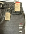 thumbnail image 2 of Levis Women's Gray Mid Rise Low Pro Straight Jean Splatter Hem Slouchy 30 B4HP, 2 of 4