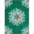 thumbnail image 2 of Runner Rug 8x10 Christmas Hallway Carpet Snowflake Washable Bedroom Carpet Xmas Holiday Decor Non Slip Kitchen Mat Indoor Decorative Throw Rug Dining Room Laundry Room Living Room, 2 of 9