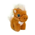 thumbnail image 4 of Almencla Plush Horse Keychain Stuffed Animals Realistic Cute Birthday Decoration Christmas Gift Pendant Key Ring Plush Animals Keychain , Dark Brown, 4 of 8