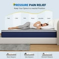 thumbnail image 4 of Avenco Airsea 6" Adult Supportive Pocketed Coils Memory Foam Hybrid Mattress, Full Size, 4 of 9