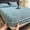 Dusty Blue,NO Pillowcase, variant on Embossed Quilted Fitted Sheet, Soft Boho Solid Color Bedding,No Pillowcases