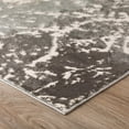 thumbnail image 3 of Addison Rugs Grayson 5'1" x 7'5" Plush Neutral Fabric Area Rug in Fog Gray, 3 of 5