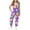 Purple 4, variant on Toddler Sleeveless Jumpsuit Girls'S Medium And Large Children'S Summer Suspenders Funny Easter Printed Jumpsuit Blue 11-12 Years