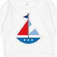 thumbnail image 3 of Inktastic Sailboat Cute Toddler Sweatshirt, 3 of 4