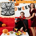 thumbnail image 4 of Halloween Decoration Gold Spider Web Spider Fruit Plate, Halloween Party Spider Web Fruit Basket Ornaments, Halloween Festival Theme Living Room Kitchen Supplies Decoration Black, 4 of 5
