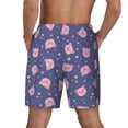 thumbnail image 4 of Goofa Cute Pig Printed Men's Swim Trunks Board Shorts Quick Dry Mens Swimming Trunks with Compression Liner,Breathable Fit Hawaii Beach Shorts-Small, 4 of 9