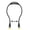 Black, variant on Adjustable LED Neck Lamp Comfortable Wear ABS Texture Suitable for Book Lovers Craft Enthusiasts Nighttime Jogging