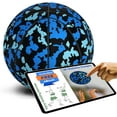 thumbnail image 1 of Millenti Street Wise Camo Basketball Ball Outdoor Indoor for Men, Women & Youth Who Love Basketball, Blue Size 5, BB0205BL, 1 of 5