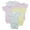 White/Yellow/Pink, variant on Short Sleeve One Piece 5 Pack