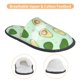 thumbnail image 3 of Fotbe Avocado Pantuflas Peludas para Mujer con Estampado, Zapatillas de Peluche, Zapatos de Invierno para Casa, Uso Interior y Exterior-Large, 3 of 8