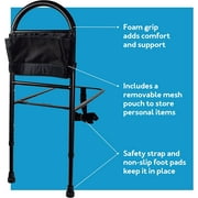 Equate Steel Adult Bed Safety Rails for Elderly & Senior Assistance, Black, 300 lb Weight Capacity