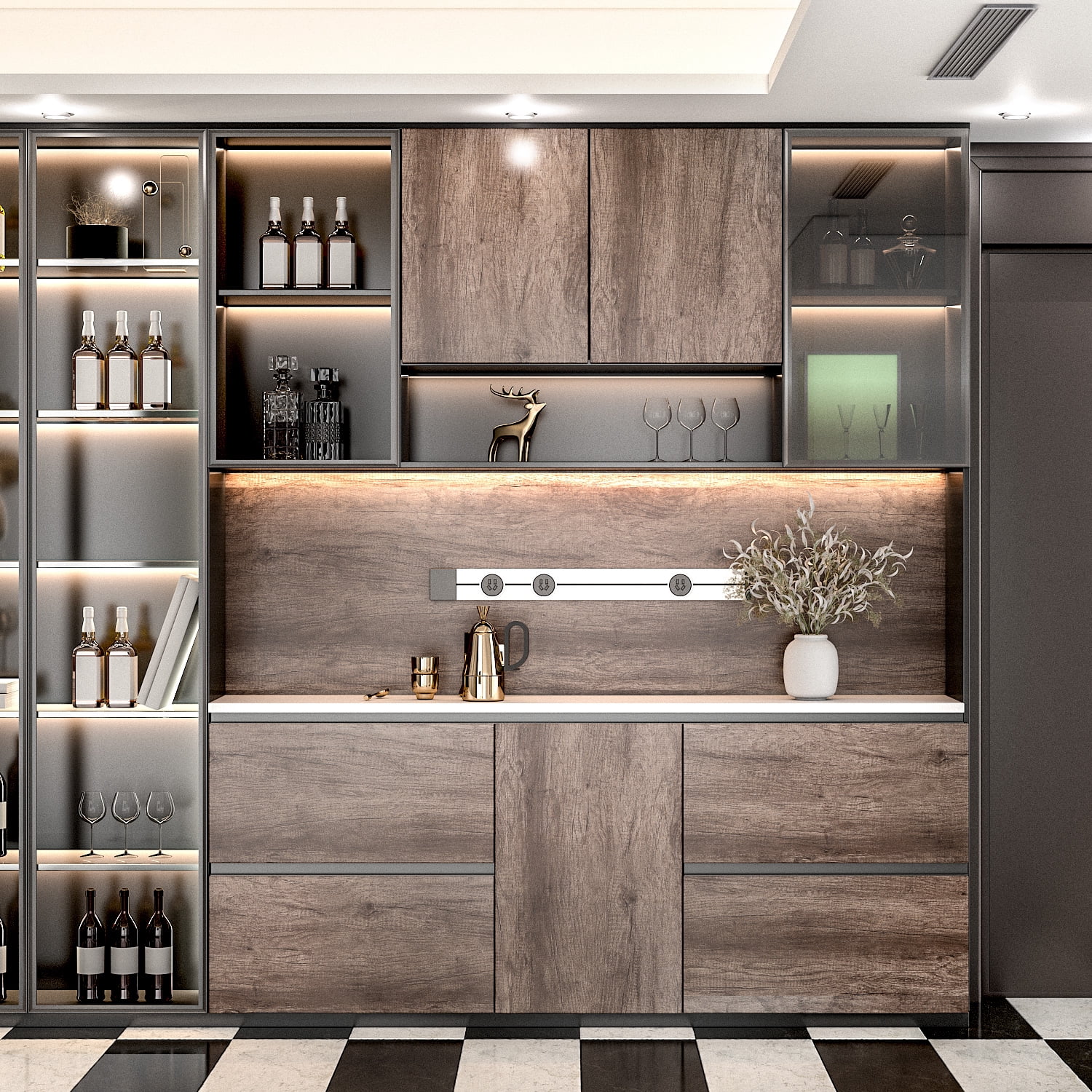 Artistic Wood Contact Paper for Kitchen 400"x15.8" AbaBoorty Countertops Wood Wallpaper Peel and Stick Wood Adhesive Wall Paper Rustic Wood Look Grain Removable Wallpaper for Furniture Door Decor