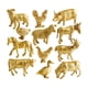 thumbnail image 3 of 12 piezas figuras de animales de granja animales realistas juguete miniaturas hechas a mano juguetes educativos para niños para decoración de pasteles, 3 of 8