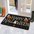 thumbnail image 5 of Happy Halloween Door Mat,Home Decor Indoor Outdoor 17x30 Inch Spider Bat Throw Rug for Room Winter Laundry, 5 of 6