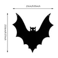 thumbnail image 3 of Miwamany 6 Pcs Halloween Bat Hanging Decorations, Realistic Bat Decorations, Halloween Party Decor for Ceiling Window Porch Classroom Office, 3 of 6