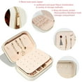 thumbnail image 3 of Thanksgiving Leaves Velvet Portable Travel Organizer with Removable Compartment - Gift, Jewelry Boxes, Necklace, and Jewelry Organizer, 3 of 7
