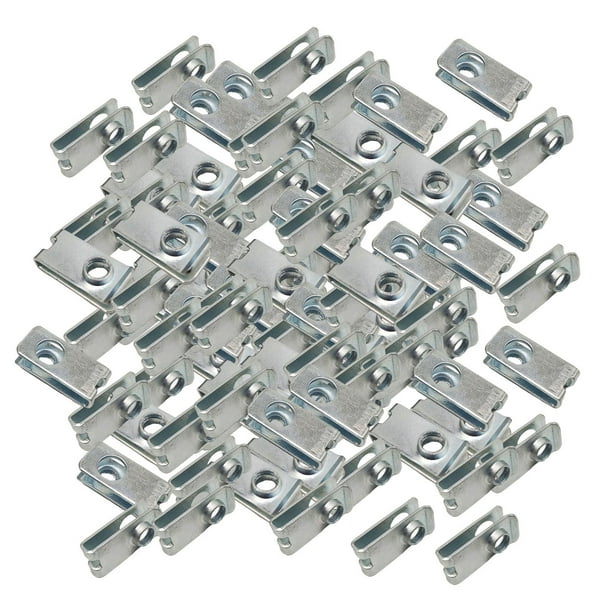 20X clip a forma di U in metallo dadi di velocà rivetto di 20X clip a forma di U in metallo dadi di velocà rivetto di