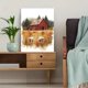 thumbnail image 5 of Qisvanset 12x16 Inch Farm Cow Goat Tractor Canvas Wall Art, Watercolor Barn Animal Rustic Home Decor, 5 of 8