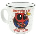 thumbnail image 5 of Deadpool Don't Feel Like An Adult 20oz Ceramic Camper Mug, 5 of 6