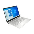 thumbnail image 3 of HP Laptop 15-dy1032ms - Intel Core i3 - 1005G1 / up to 3.4 GHz - Win 10 Home in S mode - UHD Graphics - 8 GB RAM - 128 GB SSD TLC - 15.6" touchscreen 1366 x 768 (HD) - Wi-Fi 5 - natural silver, paint finish (cover and base), vertical brushed In-mould roll keyboard frame - kbd: US, 3 of 6