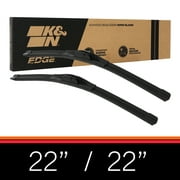 K&N EDGE All Weather Performance Wiper Blade 22"/22" (Pack of 2)
