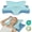 blue, variant on NEGYLIM Cervical Memory Foam Pillow, Ergonomic Contour Neck Pillow for Neck Pain Relief, Orthopedic Support Pillow for Side Back Stomach Sleepers, 22 x 15 x 4.3 Inch, Blue