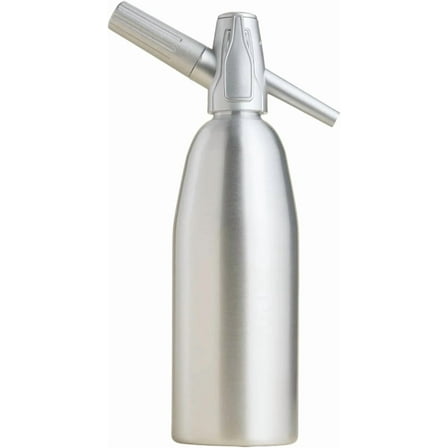CreamRight Soda Siphon, Aluminum Sparkling Water Maker and Seltzer Bottle for Soda Water & Sodas Creation, Soda Maker Compatible with Any Standard 8g Chargers, Carbonated Water Dispenser for