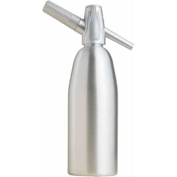 CreamRight Soda Siphon, Aluminum Sparkling Water Maker and Seltzer Bottle for Soda Water & Sodas Creation, Soda Maker Compatible with Any Standard 8g Chargers, Carbonated Water Dispenser for