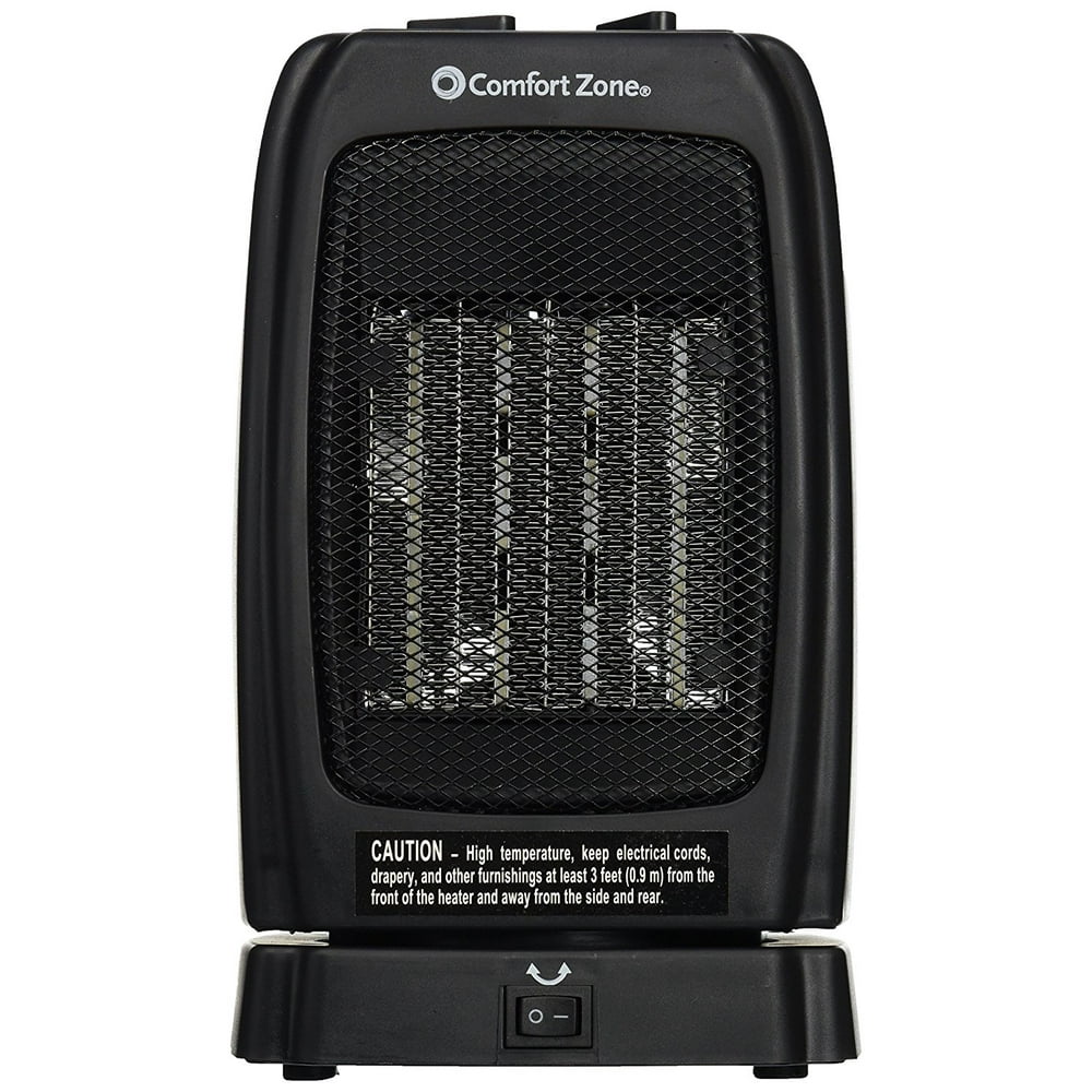 Comfort Zone Oscillating Compact Heater 1500 Watts Adjustable