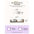 thumbnail image 3 of Set de cuencos para perros LE TAUCI con soporte de madera de acacia, 350 ml, 3 of 8