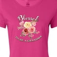 thumbnail image 4 of Inktastic Blessed to Be a Grandma- Flowers Women's T-Shirt, 4 of 5