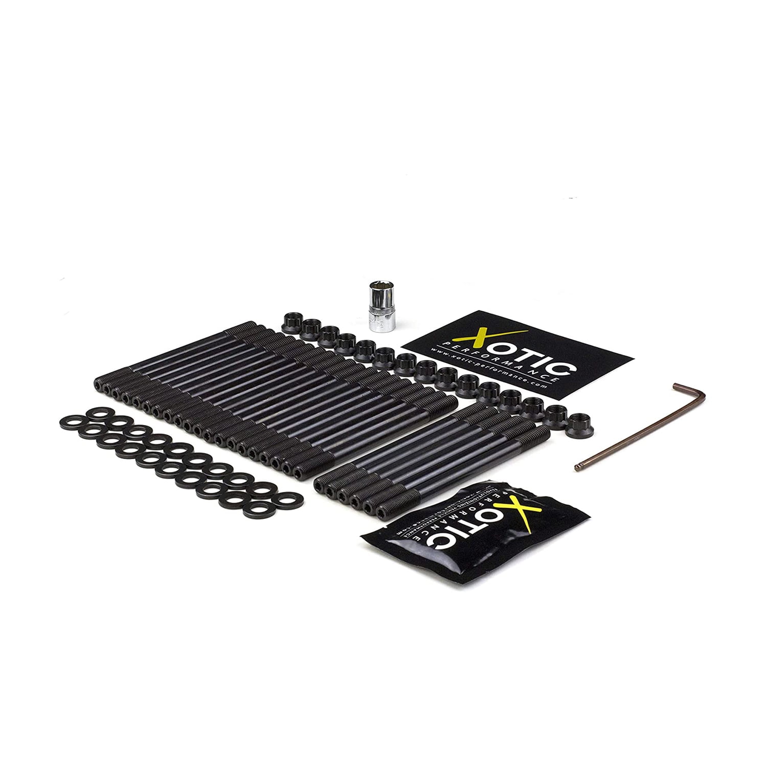 Xotic Performance Head Stud Kit for 1998.5-2025 Dodge Cummins 5.9L & 6.7L 24V Diesel Engine, High Strength Replacement Set CP876