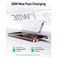 thumbnail image 4 of Cargador portátil iWalk de 10000 mAh con carga rápida PD de 30 W, color blanco, 4 of 6