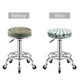 thumbnail image 6 of Lsque Cute Turtle Round Bar chair cushion covers Velvet Fabric Premium Comfort Protects from Scratches and Stains for 14-17 Inch Chair- 12 inch, 6 of 7